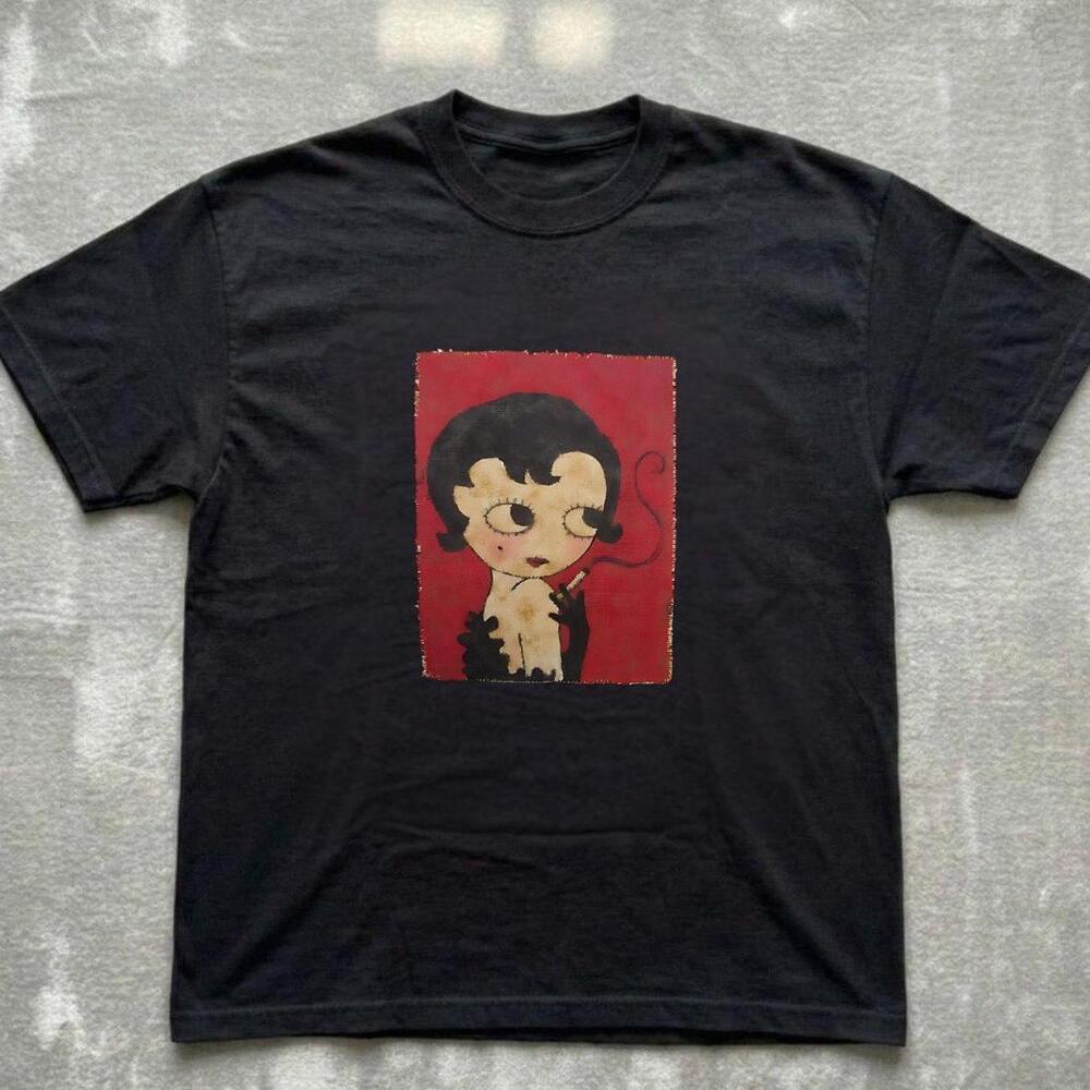 Black Betty Boop Tee With Red Graphic
